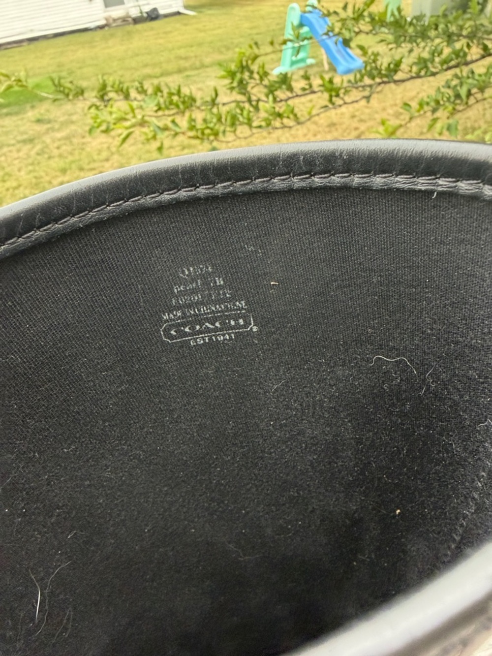Coach Black Logo-Print Tall Rain Boots - Picture 3 of 13
